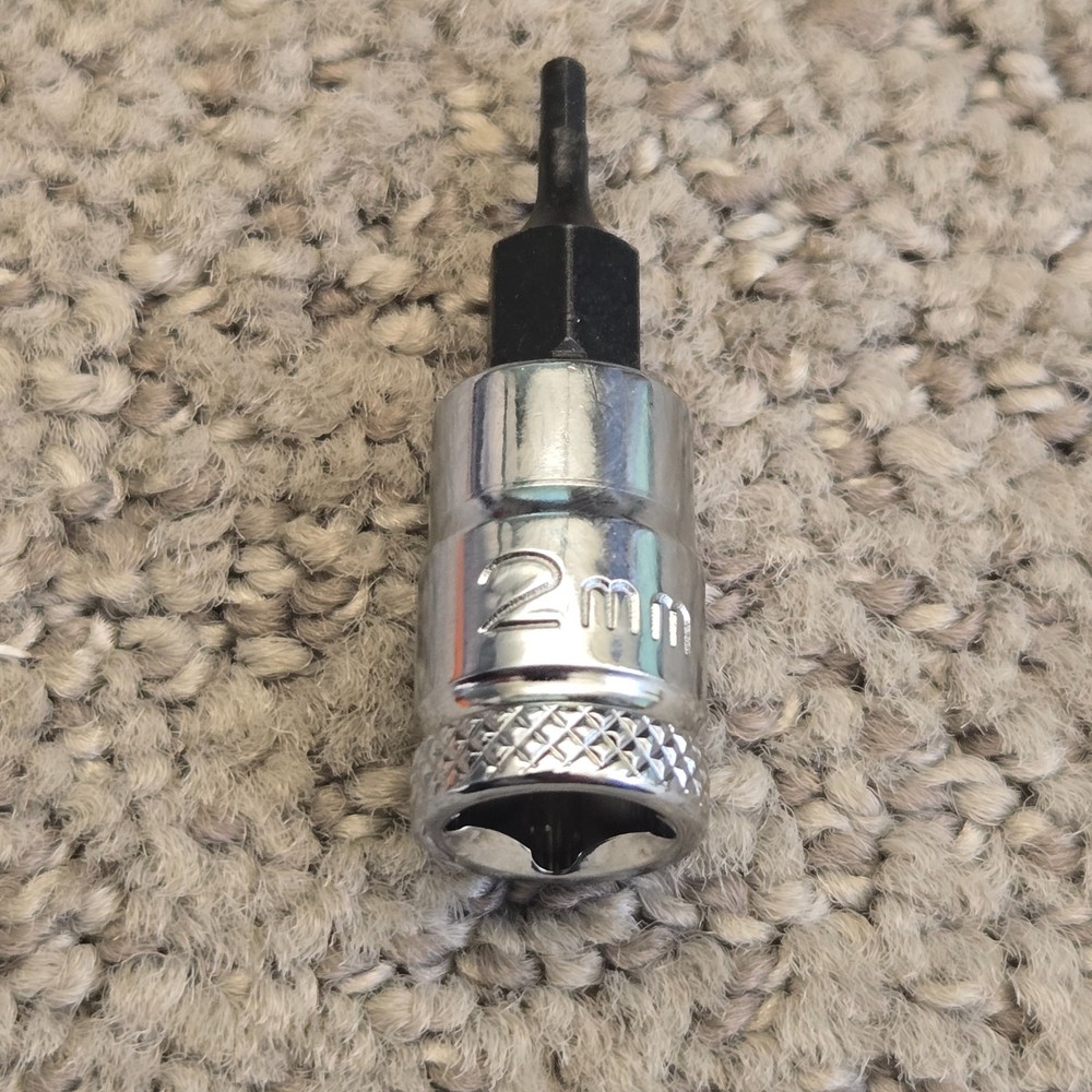 Klein Tools Knurled Hex Bit Socket 1/4″ Drive Metric or SAE – Choose a Size