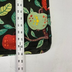 IKEA VILDPERSILJA Cushion Cover Black Multicolor Botanical Floral Print 20×20