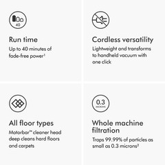 Dyson SV25 V8 Extra Cordless Vacuum | Purple | Refurbished
