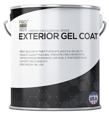Gel Coat “Professional Grade Exterior”, Quart with 1oz MEKP and 1oz Jar of Wax