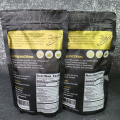 2x LOT ORGFUN True Vanilla Bean Powder Madagascar 100g Vegan Gluten Free Natural