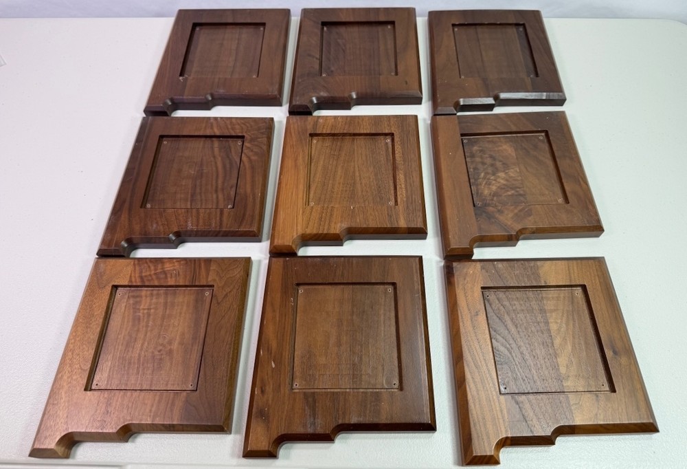 VTG New Mexico Shape Award Plaques – Lot Of 12 – Solid wood with brass brads