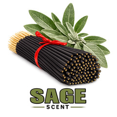 Incense Sticks 11″ Sage Bulk Hand Dipped Charcoal Wholesale Home Fragrance