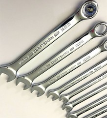Craftsman SAE & METRIC 12 Point Combination Chrome Wrench set 10 Pack