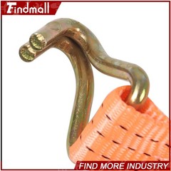 Findmall 1.5″ x 15′ Ratchet Straps J Hook 4000-lbs Heavy Duty Tie Downs 10 Pack