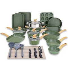 Pots and Pans Set Nonstick Kitchen Induction Cookware Set Granite Coated Pot Set