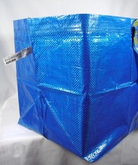 IKEA LARGE BLUE BAG Shopping Grocery Laundry Storage Tote Bags Strong FRAKTA