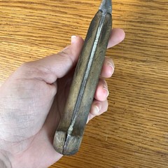 F. Dick 1447 Slicing Knife Vintage Handmade Germany 10.25 Inch Blade Wood Handle