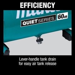 Makita MAC210Q-R Quiet Series 1 HP 2 Gallon Air Compressor Certified Refurbished