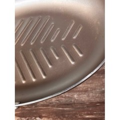Oval Grill Pan Heavy Duty Cast Aluminum Nonstick Stovetop Cooking
