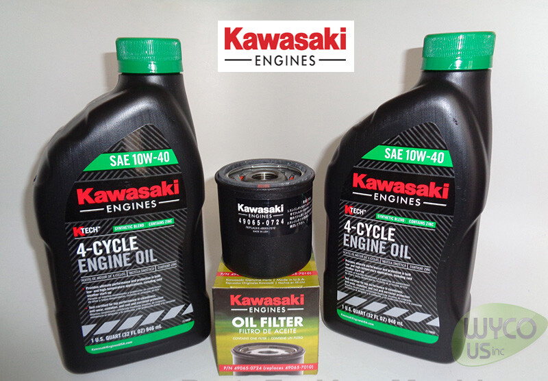 OEM KAWASAKI ENGINE OIL CHANGE KIT, REPL FOR BAD BOY 063-8017-00, 063-2090-00