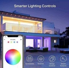 Kasa Smart Light Bulb – LED Multicolor Smart Wi-Fi Alexa Google 1000 Lumens A19