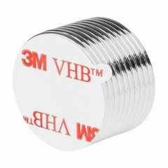 1 x 1/16 Inch Neodymium Rare Earth Disc Magnets N52 with Adhesive (10 Pack)