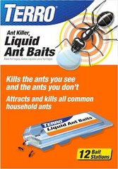 TERRO Ant Killer Bait Stations T300B Liquid Bait to Eliminate Ants 12 Count