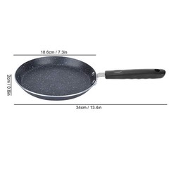 Plplaaoo Nonstick Crepe Pan – Aluminum Pancake Skillet with Comfortable Handl…