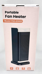 Portable Electric Fan Heater 1500W 110V Space Heater Model YND 2000C Black
