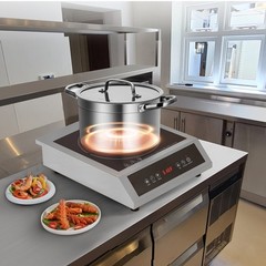 VEVOR Portable Commercial Induction Cooktop 1800W Countertop Burner 9Temp Levels