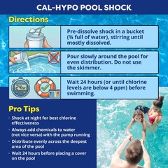 In The Swim Pool Shock – 68% Cal-Hypo Granular Sanitizer for Crystal Clear Water