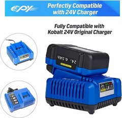 24V 6.5Ah Battery For Kobalt 24Volt Max Lithium Ion KB424-03 KB624-03 KB524-03