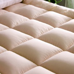 Soft Quilt Mattress Pad Topper Fitted Cooling Breathable Bed Protector Washable