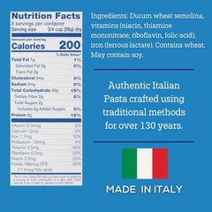 De Cecco Fusilli No. 34 Pasta, 16 Oz, Authentic, Slow 16 Ounce (Pack of 1)