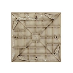Uimoso 16Pcs Beige Decorative Walkway Pavers with Stakes, 15.5×15.5 in