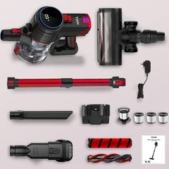 VYKLO 55Mins Powerful Cordless Handheld Stick Vacuum Cleaner Hard Floor Carpet R