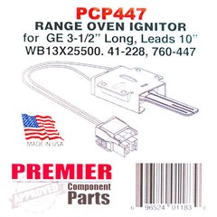 Premier Range Oven Stove Igniter for GE WB13X25500 Made in USA!