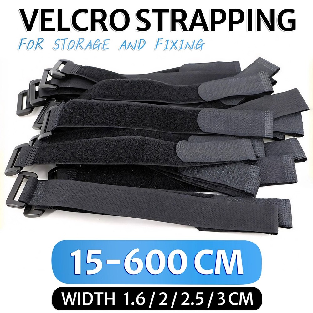 Cable Ties Hook and Loop Nylon strap strapping with buckle Band luggage Strap