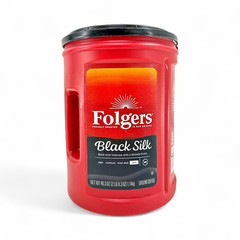 Folgers Dark Roast Ground Coffee, Black Silk – 40.3 oz