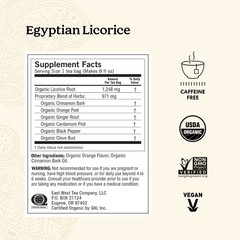 Yogi Tea – Egyptian Licorice Tea (4 Pack) 64 Organic Herbal Tea Bags
