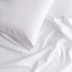 The Company Store Legends Hotel Premium Cool Supima Cotton Percale Bed Sheet Set