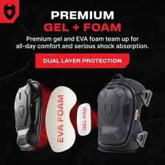 Durable Professional Knee Pads with Military Grade Rivets & Ankle Support Design