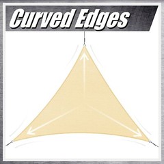 Right Triangle Sun Shade Sail Fabric Garden Patio Pool Awning Canopy Top