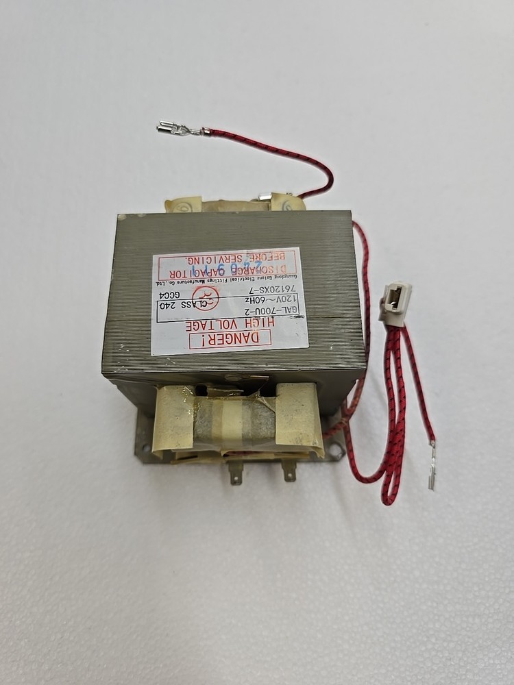 Galanz GAL-700U-2 Microwave Oven High Voltage Transformer 120V 60Hz