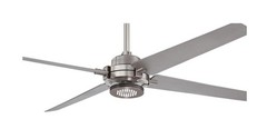 Minka-Aire Spectre F726-BN/SL 60″ Indoor Ceiling Fan Brushed Nickel Silver Blade