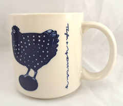 Taylor & NG LE POULET Chicken 3.5” High Ceramic Coffee Mug