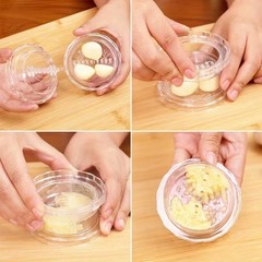 1Pcs Manual Portable Garlic Crusher – Twist Kitchen Gadget for Crushing Garlic
