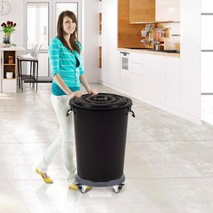 Adjustable Trash Can Roller Base – Set of 2