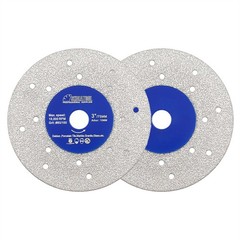 2pcs Diamond Cutting Grinding Disc Wheel for Porcelain Tile Saw Blade 75mm