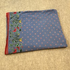 Williams Sonoma PROVENCE Blue Floral Tablecloth FRENCH COUNTRY Bees 66 x 86”