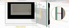 316452758 Outer Oven Door Glass For Frigidaire Crosley Kenmore Range 4583012