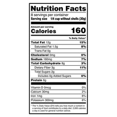 Great Value Roasted & Salted Pistachios, 16 oz Resealable Bag Pack of 2