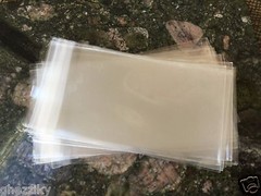 200 Clear Resealable Reclosable Self Adhesive Seal Lip & Tape Poly Cello Bags