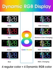 Loud Alarm Clock for Heavy Sleepers Adults,Kids,Teens,Digital Desk Clock with…