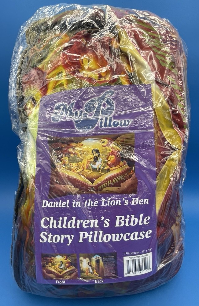 MyPillow Children’s Bible Story Daniel in the Lion’s Den Pillowcase and Pillow
