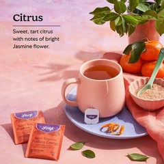 Yogi Tea – Sweet Tangerine Positive Energy Tea (4 Pack) Caffeine – 64 Tea Bags
