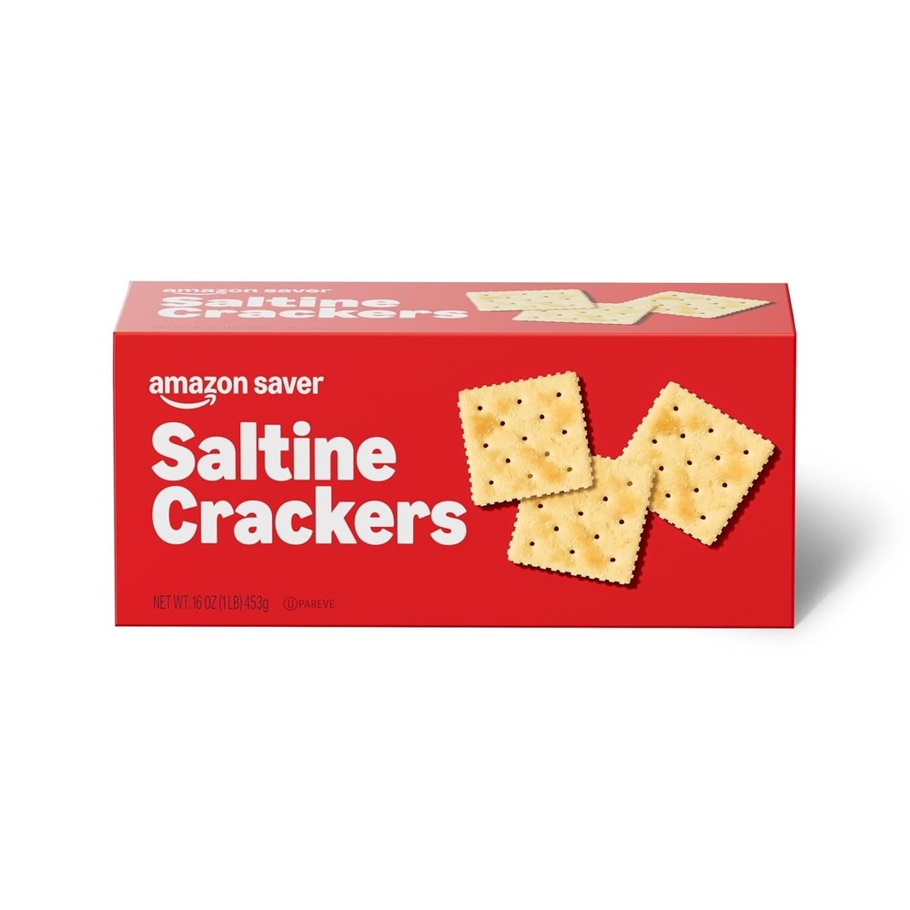Amazon Saver, Saltine Crackers, 16 Oz (Previously 16 Ounce (Pack of 1)