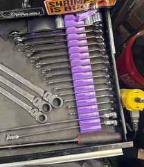 Wrench Organizer Metric Or SAE | Toolbox Insert for Combination Wrenches