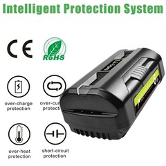 1/4PCS For Ryobi 40V 6Ah 8.0Ah Battery High Capacity Lithium ion OP4050 OP40602